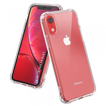 Techsuit Nárazuvzdorný Průhledný Silikon iPhone XR Clear