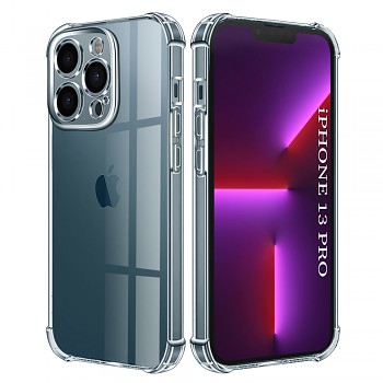 Techsuit Nárazuvzdorný Průhledný Silikon iPhone 13 Pro Clear
