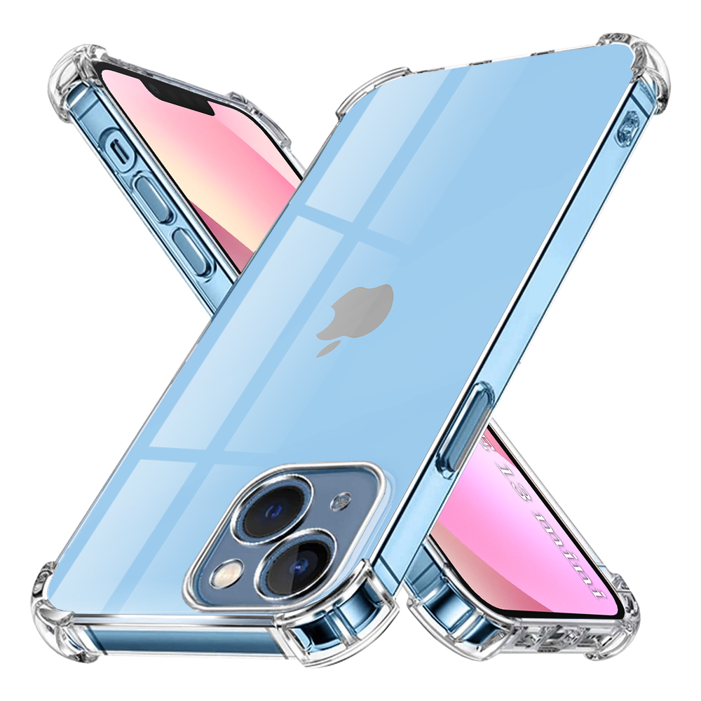 Levně Techsuit Nárazuvzdorný Průhledný Silikon iPhone 13 mini Clear