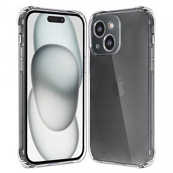 Techsuit Nárazuvzdorný Průhledný Silikon iPhone 15 Plus Clear