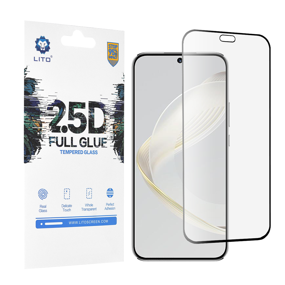 Levně Lito 2.5D FullGlue Sklo Huawei nova 11 nova 12s Černé