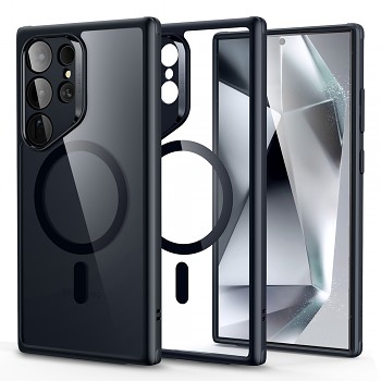 ESR Hybridní HaloLock Samsung Galaxy S24 Ultra Průhledná Černá