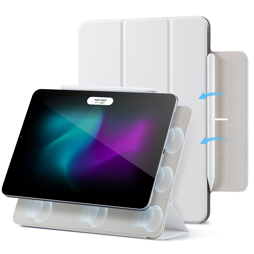 Levně ESR Rebound Magnetic iPad Pro 12.9 Air 13 Brilantní bílá