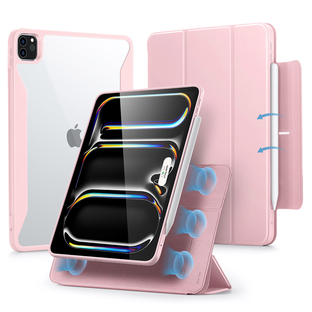 Levně ESR Rebound Hybrid pro iPad Pro 13 2024 2025 Růžový
