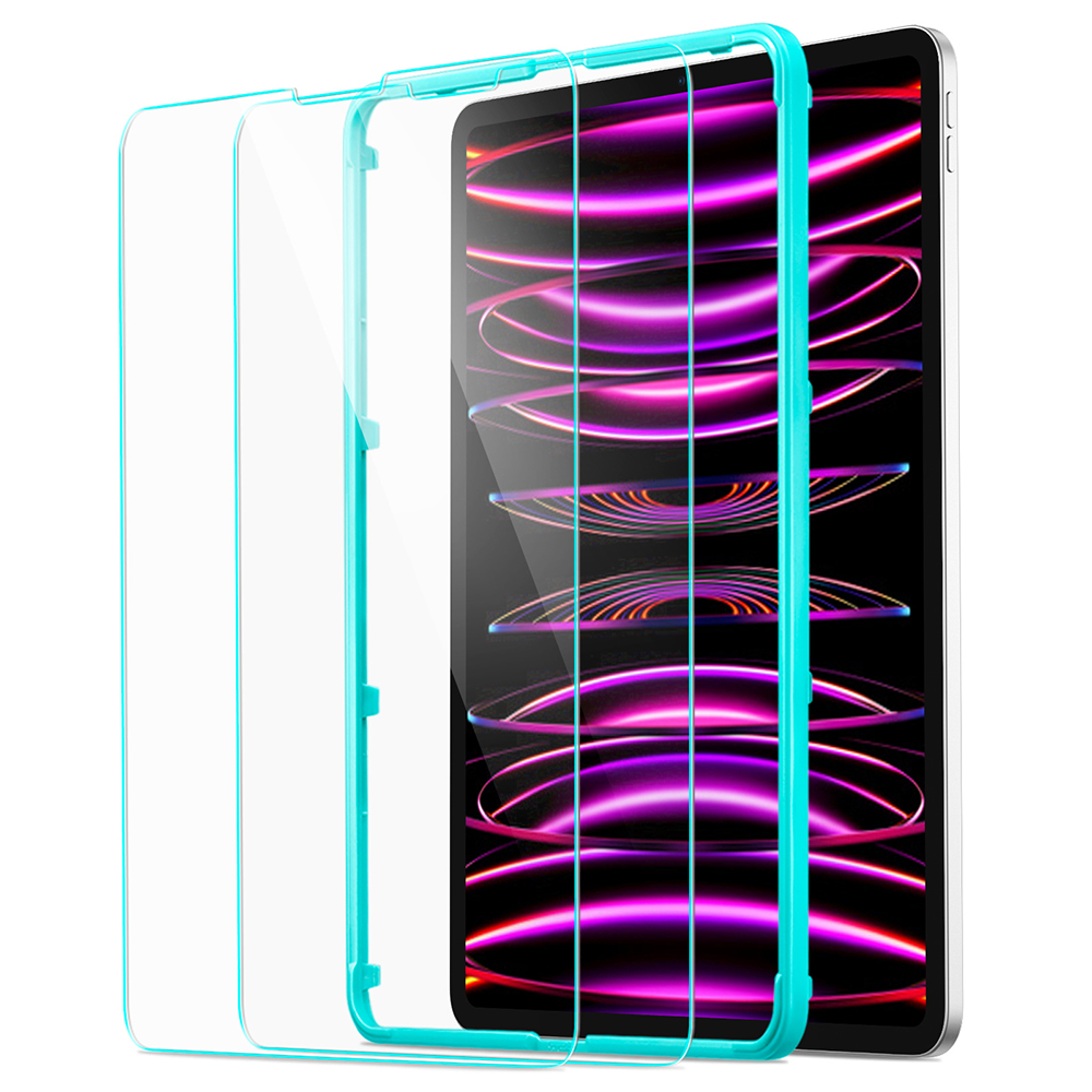 Levně ESR Tvrzené sklo 9H 2ks iPad Pro 12.9 2018 2020 2021 2022 Čiré