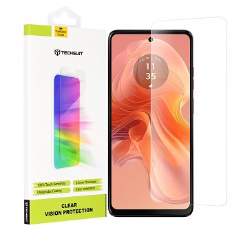 Techsuit Čiré ochranné sklo Motorola Moto G04 G04s G24 G24 Power E14