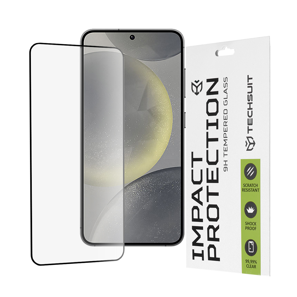Levně Techsuit 111D Celoplošné Celolepicí Sklo Samsung Galaxy S24 S25 Černé