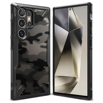 Ringke Fusion X Design Samsung Galaxy S24 Ultra Černá kamufláž