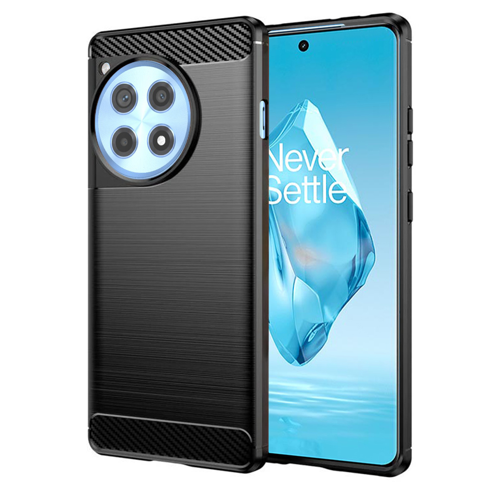 Levně Techsuit Karbon Silikon OnePlus 12R Černý