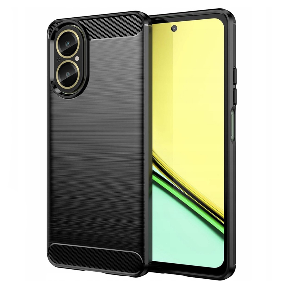 Levně Techsuit Karbon Silikon Realme C67 4G Black