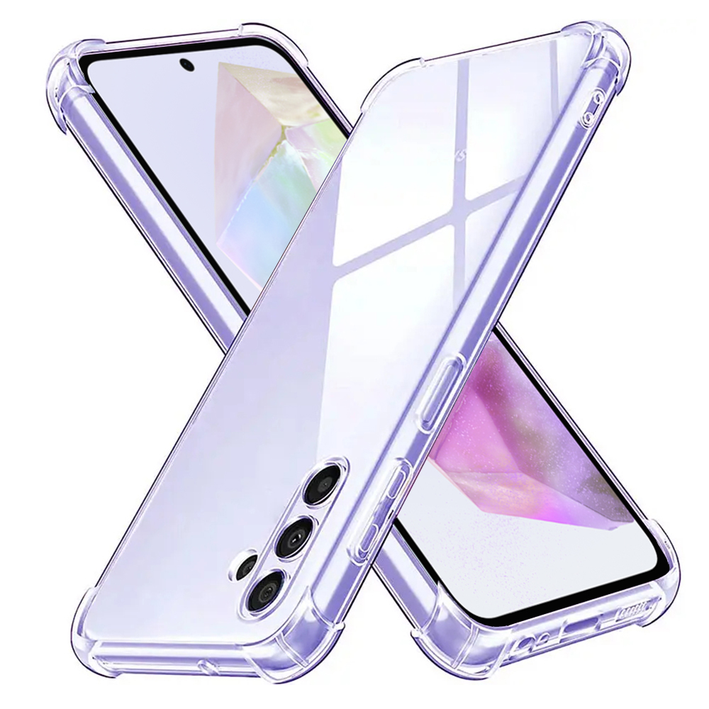 Levně Techsuit Nárazuvzdorný průhledný silikon Samsung Galaxy A35 5G Clear