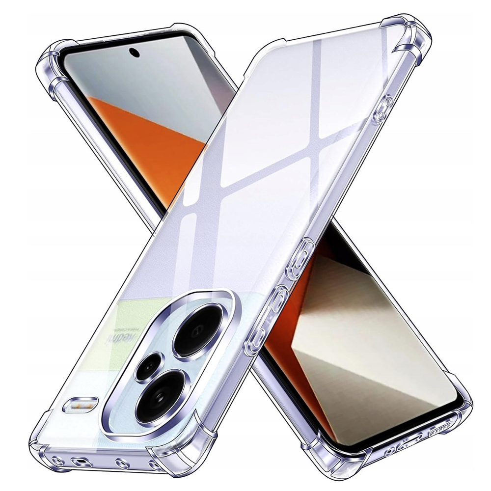Levně Techsuit Nárazuvzdorný Čirý Silikon Xiaomi Redmi Note 13 Pro+ 5G