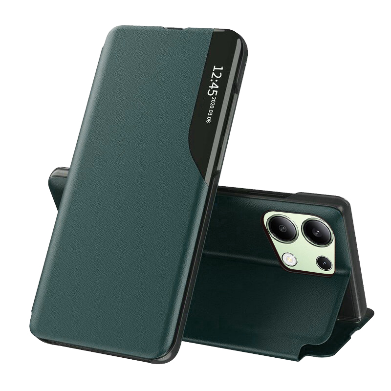 Levně Techsuit eFold řada Xiaomi Redmi Note 13 4G Tmavě zelená