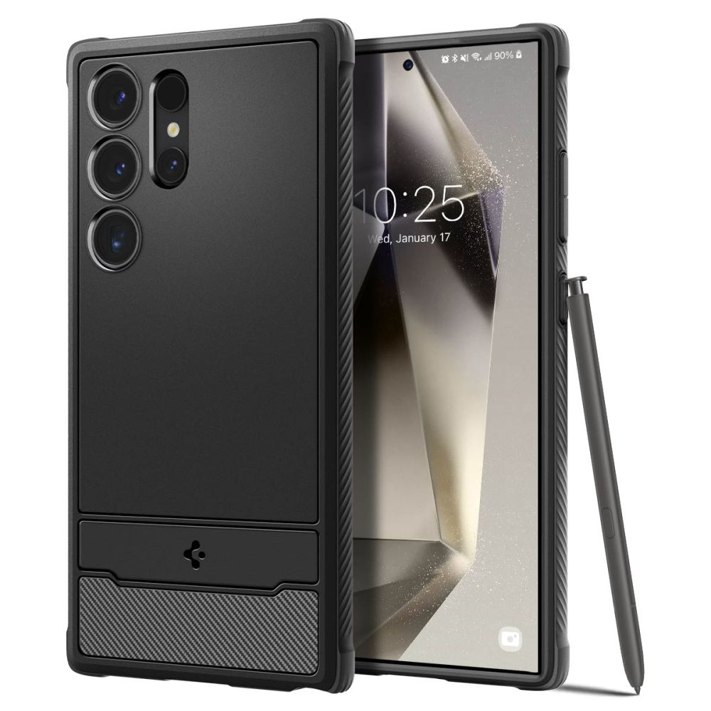 Levně Spigen Odolné pouzdro Samsung Galaxy S24 Ultra Černé