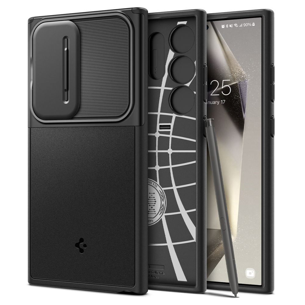 Levně Spigen Optik Armor Samsung Galaxy S24 Ultra Černá