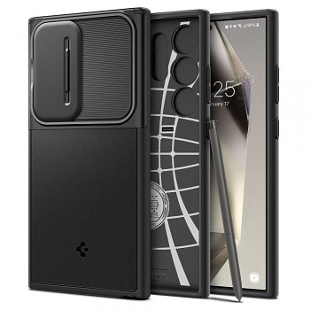 Spigen Optik Armor Samsung Galaxy S24 Ultra Černá