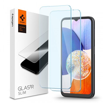 Spigen Glas.tR Slim 2ks Samsung Galaxy A15 A25 M15 Průhledné