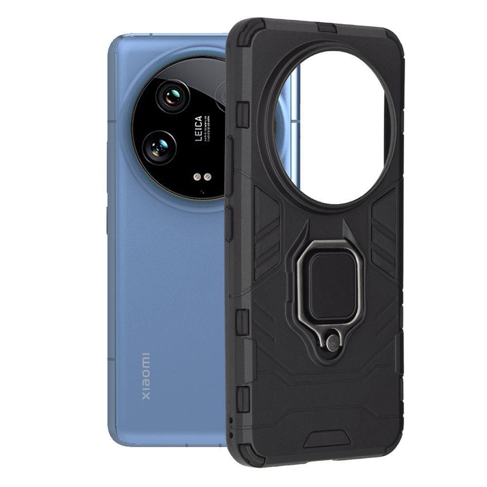 Levně Techsuit Silikonové pouzdro Xiaomi 14 Ultra Black