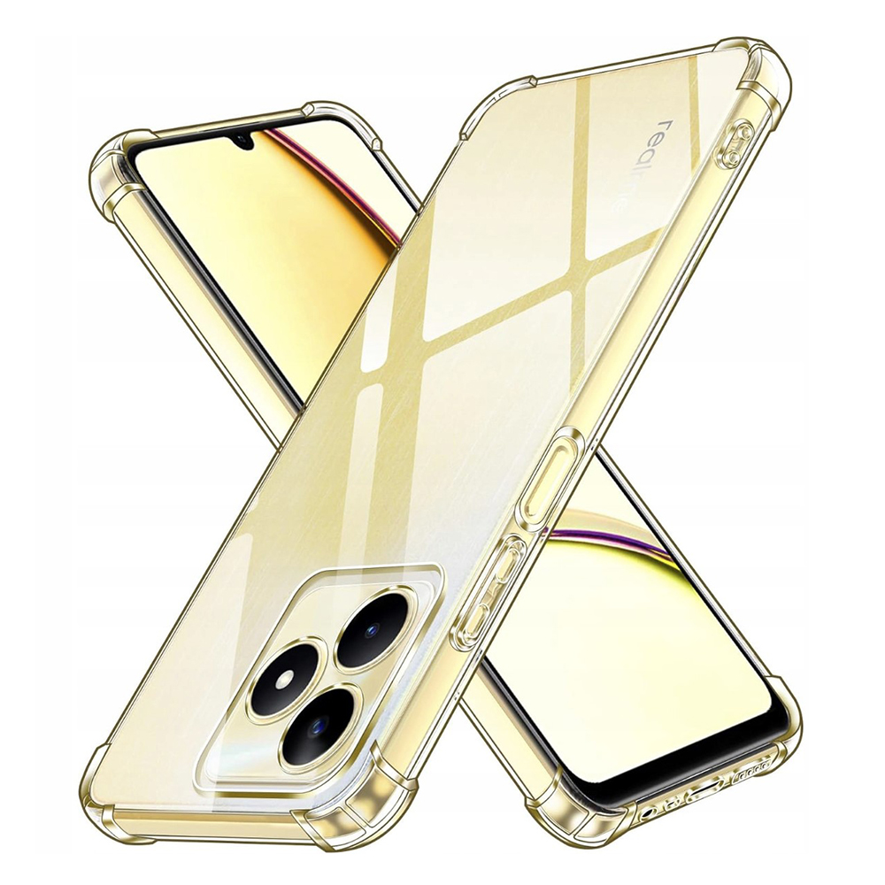 Levně Techsuit Nárazuvzdorný průhledný silikon Realme C51 Note 50