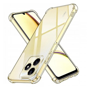 Techsuit Nárazuvzdorný průhledný silikon Realme C51 Note 50