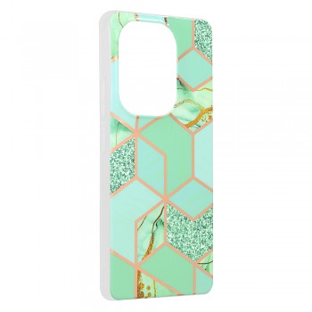 Techsuit Marble Series Xiaomi Redmi Note 13 Pro 4G Poco M6 Pro 4G Zelený hex