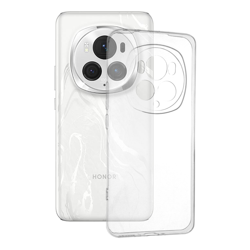 Levně Techsuit Čirý silikon Honor Magic6 Pro Průhledný