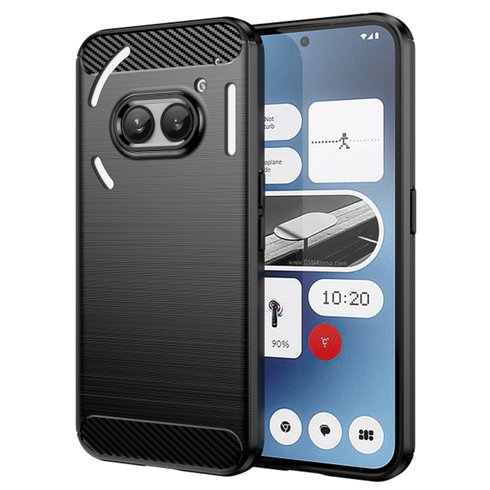 Levně Techsuit Karbon Silikon Nothing Phone (2a) (2a) Plus Černý