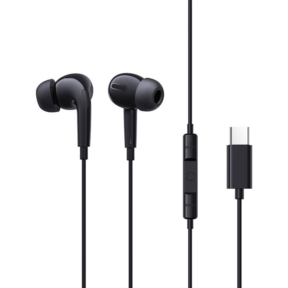 Baseus Drátová sluchátka Encok CZ18 Type-C Cluster Black