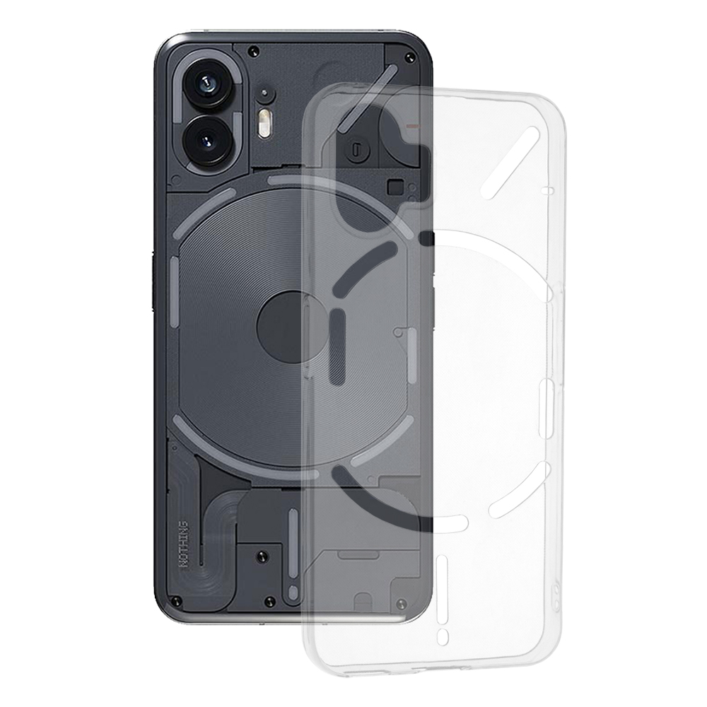 Levně Techsuit Čirý silikon Speciální design Nothing Phone (2) Transparentní