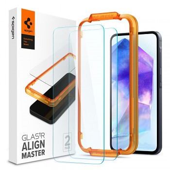 Spigen Glas.tR Align Master Samsung Galaxy A55 5G 2 kusy Čiré