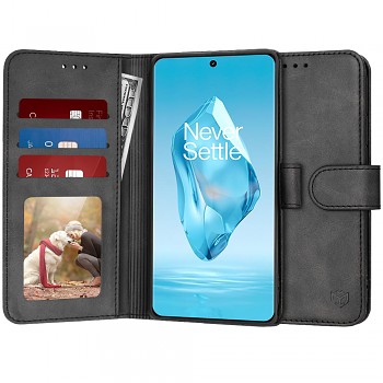 Techsuit Pouzdro Kniha OnePlus 12R Černá