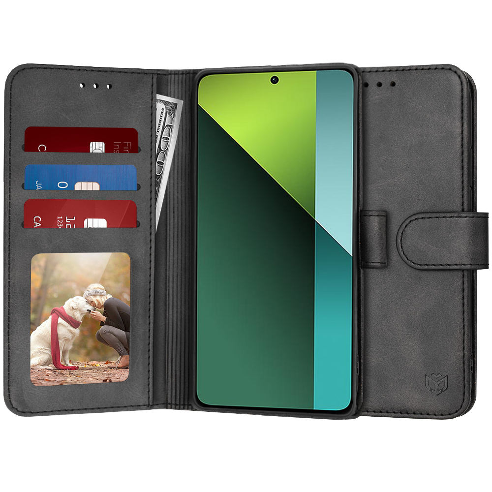 Levně Techsuit Kniha Xiaomi Redmi Note 13 Pro 5G Poco X6 Černé