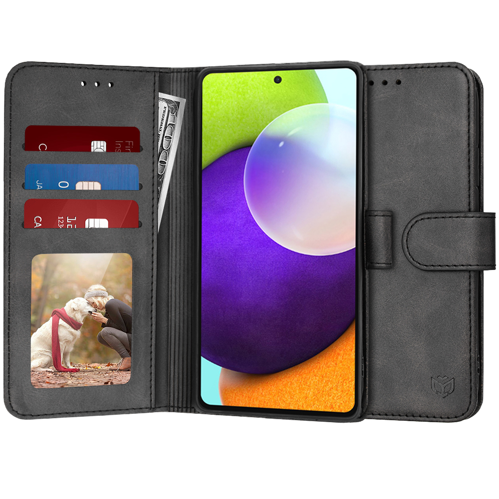 Levně Techsuit Kniha Samsung Galaxy A52 4G A52 5G A52s 5G Černé