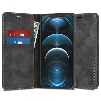 Techsuit Pohodlný Kryt iPhone 12 Pro Max Černý