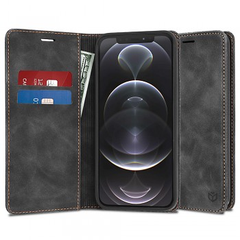 Techsuit Pohodlný kryt iPhone 12 Pro Černý