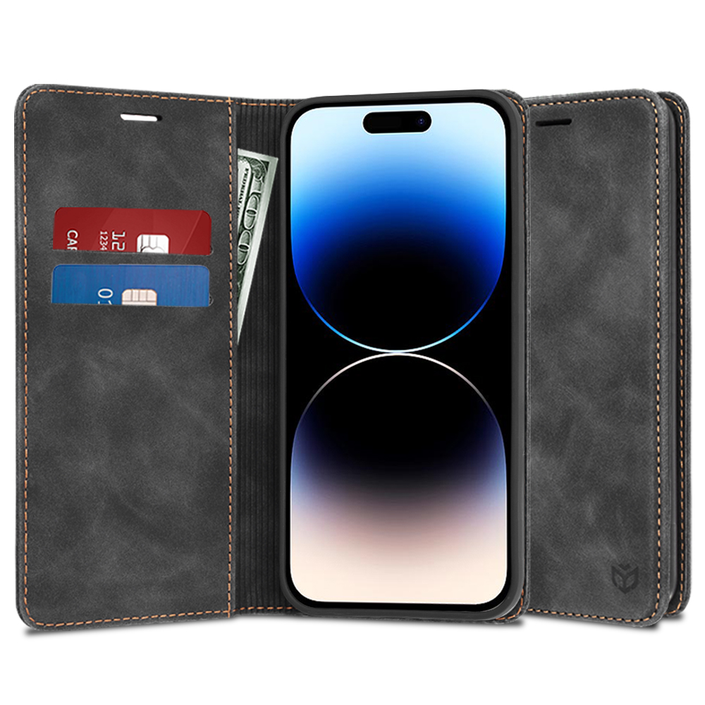 Levně Techsuit Pohodlný kryt iPhone 14 Pro Černý