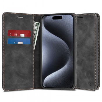 Techsuit Pohodlný kryt iPhone 15 Pro Černý