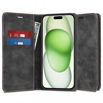 Techsuit Pohodlný kryt iPhone 15 Plus Černý