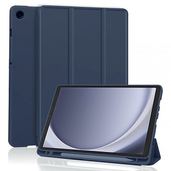 Techsuit Flex Trifold s držákem Samsung Galaxy Tab A9 Tmavě modrý