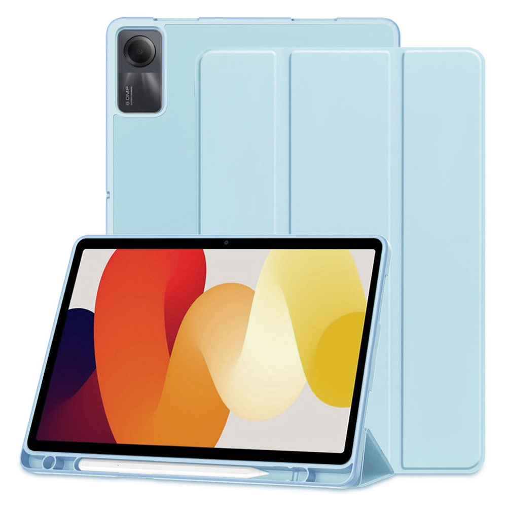 Levně Techsuit Flex Trifold držák pera Xiaomi Redmi Pad SE 11" Nebesky modrá