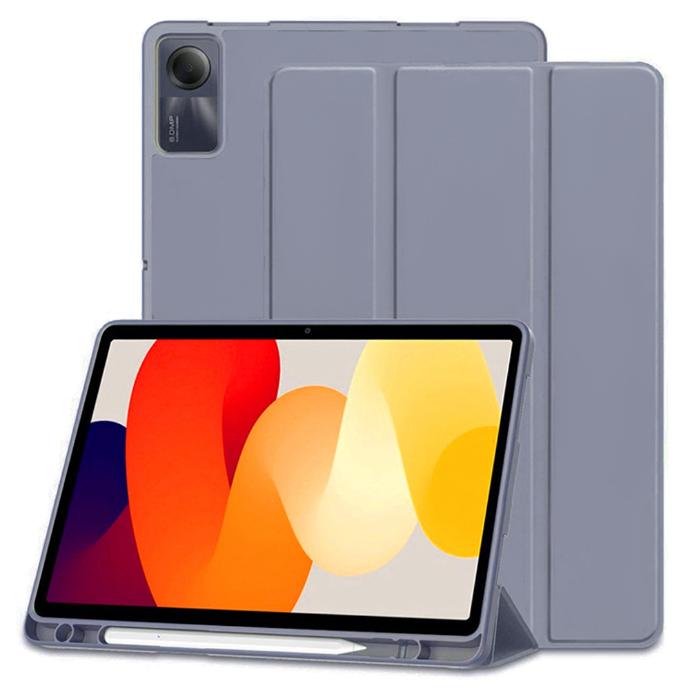 Levně Techsuit Flex Trifold s držákem tužky Xiaomi Redmi Pad SE 11 Fialové