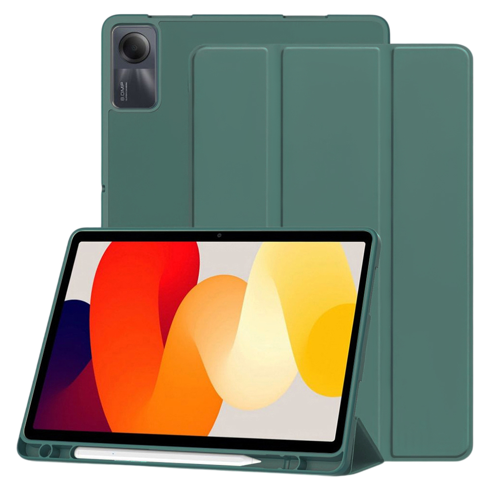 Levně Techsuit Trifold držák pera Xiaomi Redmi Pad SE 11 Zelený