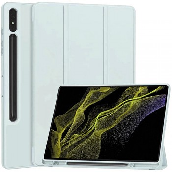 Techsuit Flex Trifold s držákem Samsung Galaxy Tab S8 Ultra Modrá