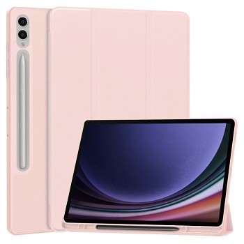 Techsuit Flex Trifold držák tužky Samsung Tab S9 Plus S10 Plus Růžový