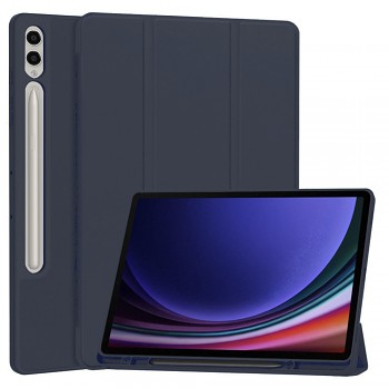 Techsuit Flex Trifold s držákem Samsung Tab S9 S10 S9 FE Plus Tmavě modrá