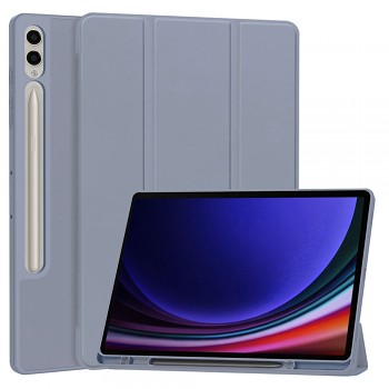 Techsuit Flex Trojdílný s držákem na tužku Samsung Tab S9 Plus Fialový