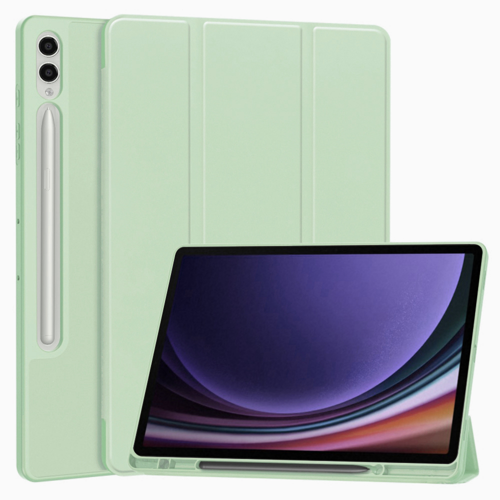 Levně Techsuit Flex Trifold držák tužky Samsung Tab S9 Plus Matcha zelená