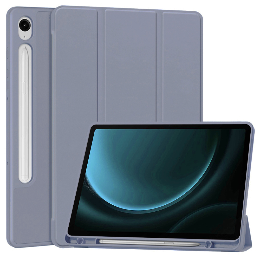 Levně Pouzdro Techsuit Flex Trifold S9 S9 FE S10 FE Fialové