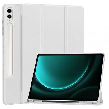 Techsuit Flexi Třídílné pouzdro s perem Tab S9 Plus S10 Plus Šedá
