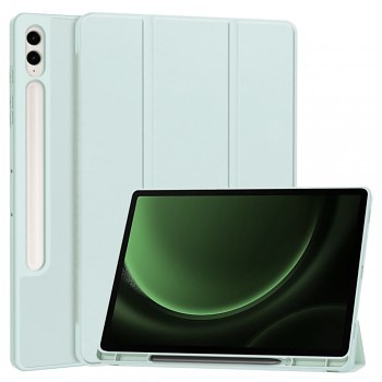 Techsuit Flex Trifold s držákem tužky Samsung Tab S9 FE Plus Modrá